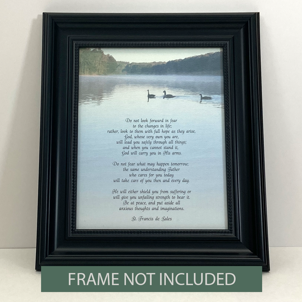 Print of St. Francis de Sales Prayer for Peace 8x10 inch - Image 2