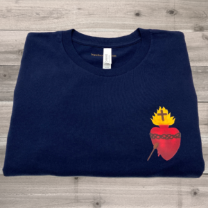 Sacred Heart of Jesus T-Shirt upper chest