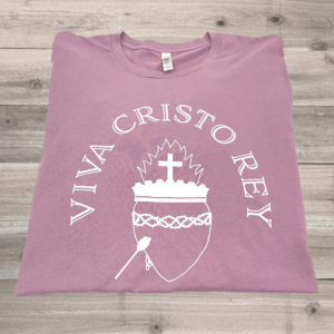 Viva Cristo Rey T-Shirt Orchid Pink
