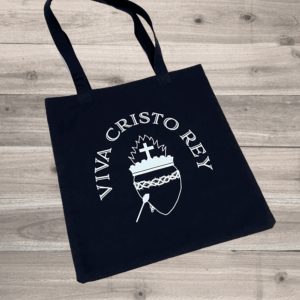 Tote Bag - Viva Cristo Rey Dark Navy Blue