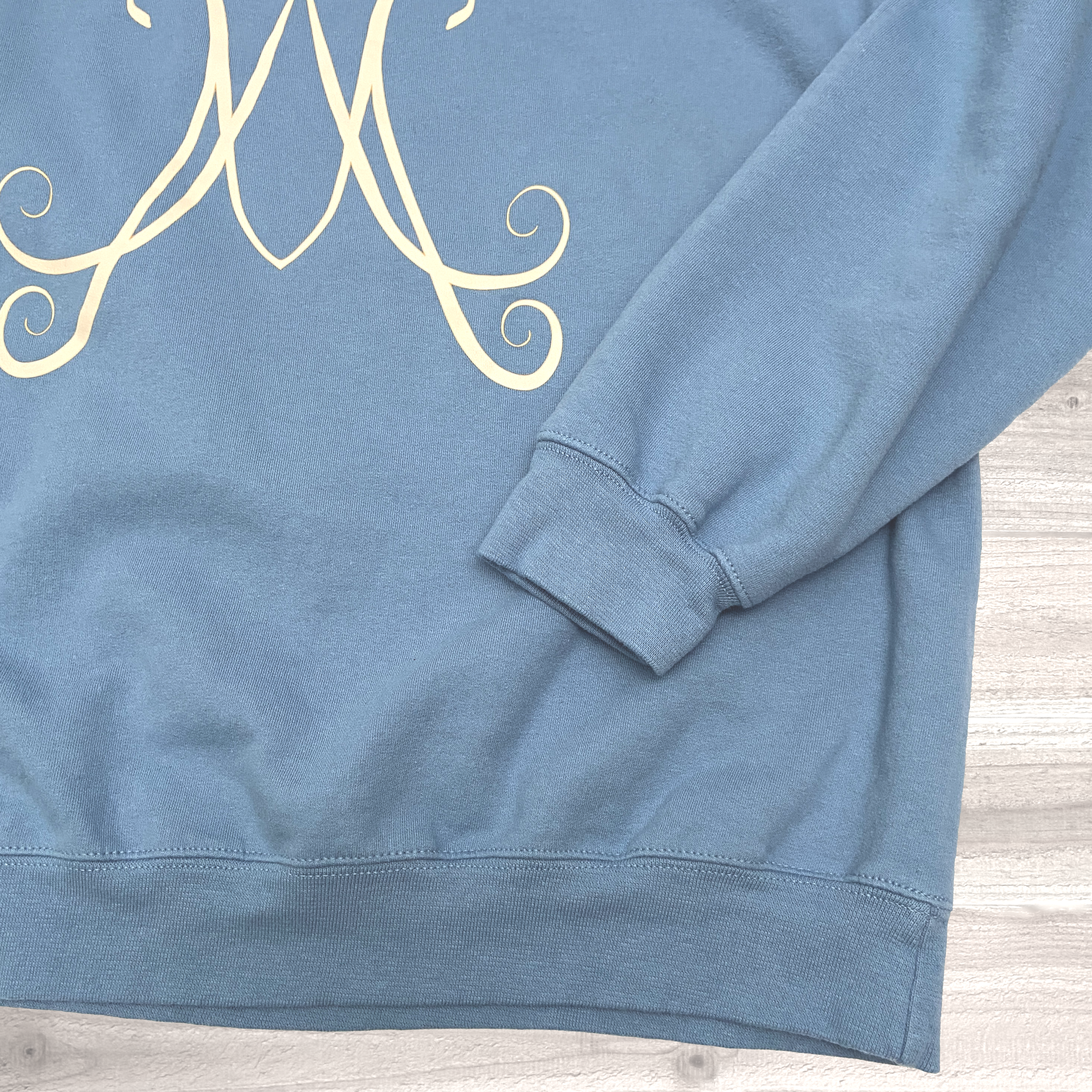 Auspice Maria Monogram Sweatshirt Blue - Image 4